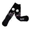 Accessories Emily The Strange Moon Knitted Cotton Crew Socks