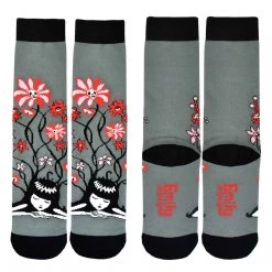 Emily The Strange Flower Knitted Cotton Crew Socks
