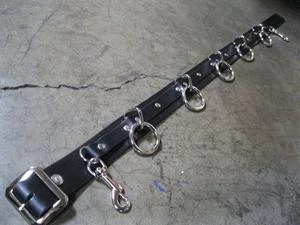 Ape Leather Plus Size 5 Ring Bondage Belt 2 Ape Leather Plus Size 5 Ring Bondage Belt