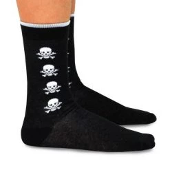 TeeHee Gift Ideas Skulls And Stripes Unisex Socks 11 TeeHee Gift Ideas Skulls And Stripes Unisex Socks