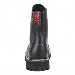 Angry Itch 8-Hole - Black Leather Boots