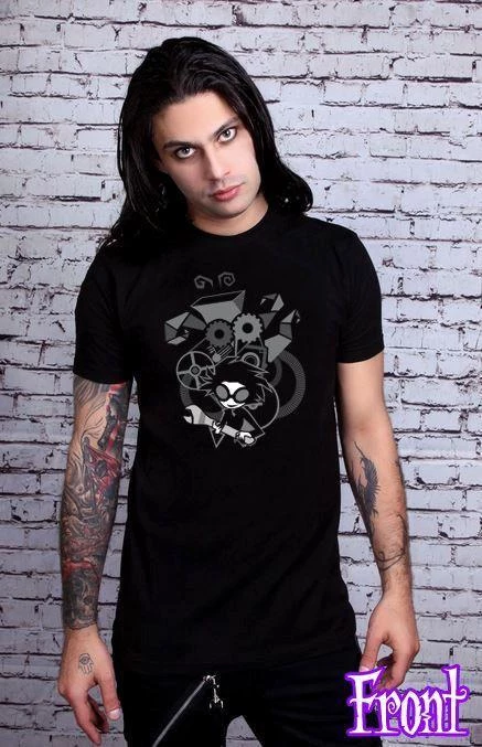 Vampire Freaks Machine Mechanic Mens T-Shirt 3 Vampire Freaks Machine Mechanic Mens T-Shirt