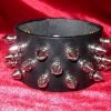 Ape Leather 3-Row Spiked Wristband