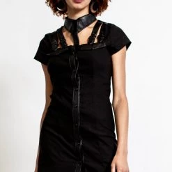 Killstar All Attitude Cut-Out Dress [BLACK]