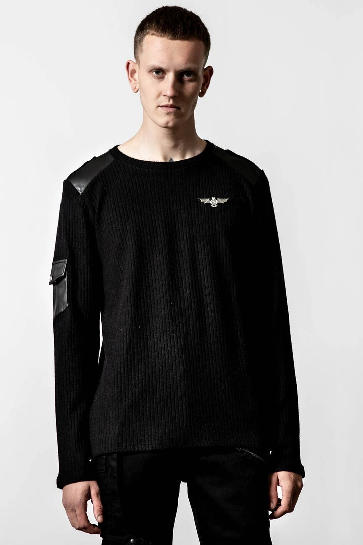 Killstar Men's Stuff At Ease Long Sleeve Top 4 Killstar Men's Stuff At Ease Long Sleeve Top