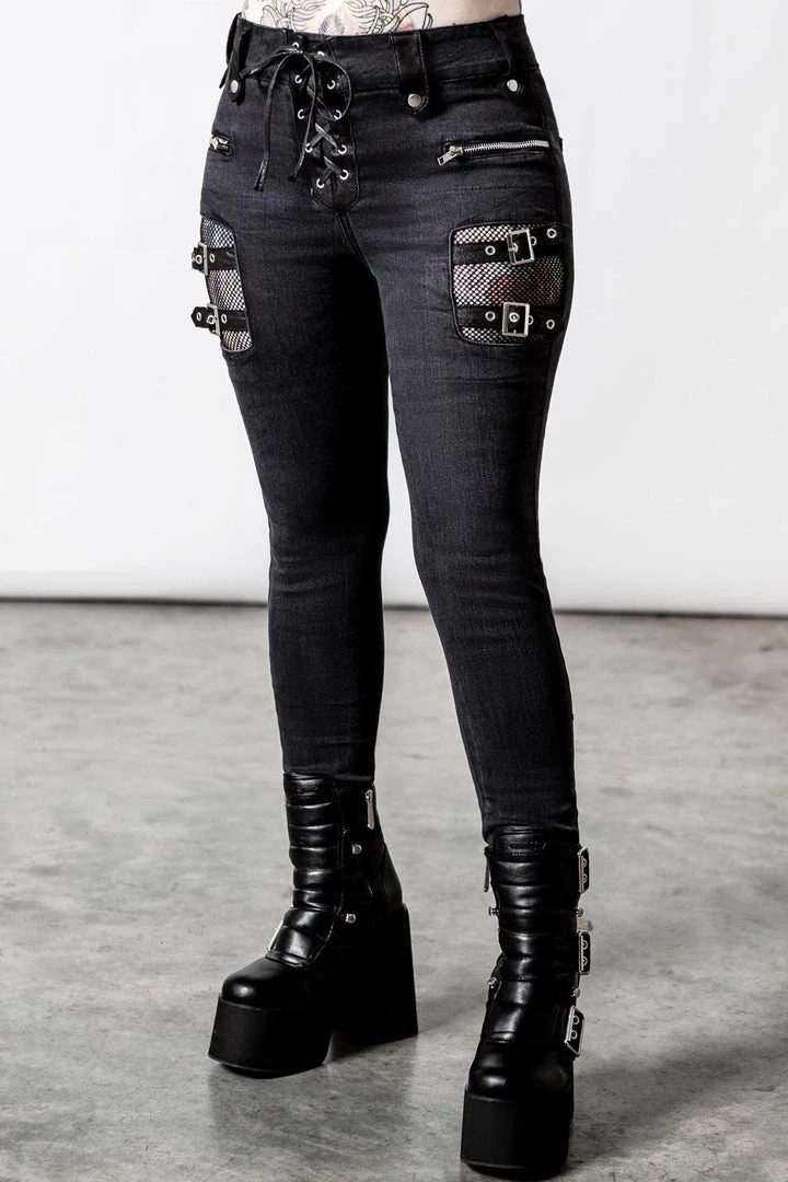 Killstar Azazel Washed Jeans 5 Killstar Azazel Washed Jeans