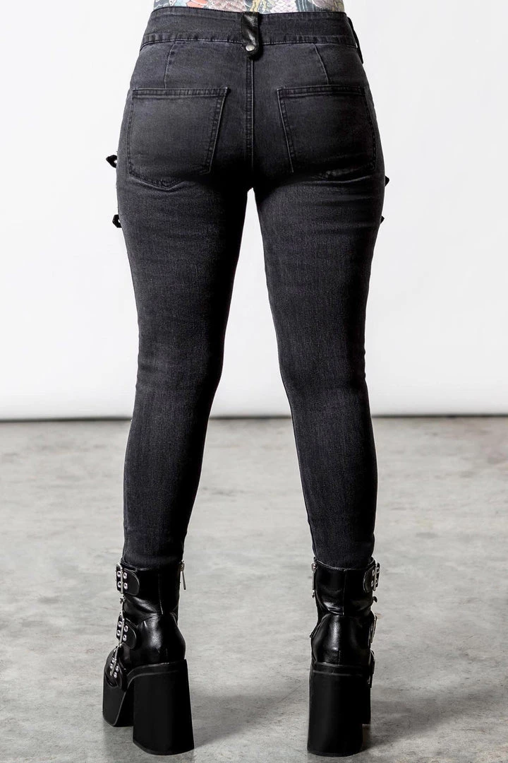 Killstar Azazel Washed Jeans 6 Killstar Azazel Washed Jeans
