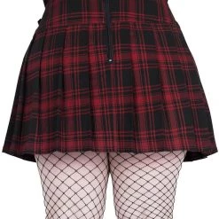 Killstar Bat Girl Skirt [TARTAN]