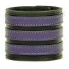 Funk Plus Three Row Purple Strap Soft Bracelet Wristbands And Cuffs