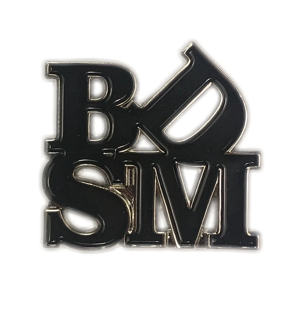 Geeky And Kinky BDSM Love Enamel Pin Pins 3 Geeky And Kinky BDSM Love Enamel Pin Pins