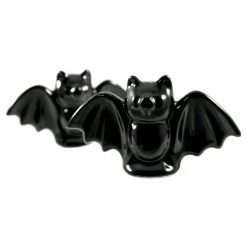 Sourpuss Black Bat Salt & Pepper Shakers