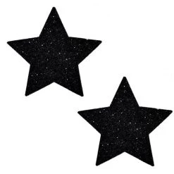 Neva Nude Black Malice Glitter Starry Nights Nipple Cover Pasties Accessories