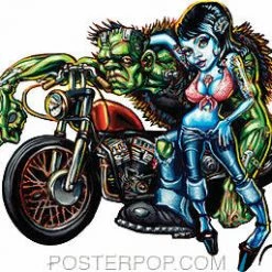 Poster Pop Gift Ideas BigToe Shimmer N Rot Sticker