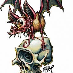 Poster Pop BigToe Skull Bat Sticker Gift Ideas