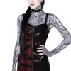 Killstar Women's Stuff Bury Me Bondage Dress [TARTAN]