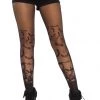 Leg Avenue Bat Wing Sheer Tights – Black