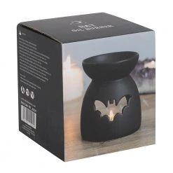 Gothic Gifts Gift Ideas Black Bat Cut Out Oil Burner