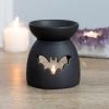 Gothic Gifts Gift Ideas Black Bat Cut Out Oil Burner