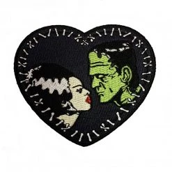 Rock Rebel Bride & Frank Stitch Heart Patch