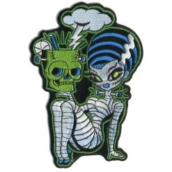 Retro-a-go-go Bride Of Frankenstein Embroidered Patch Patches