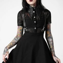 Killstar Women's Stuff Cosmic Katy Suspender Dress