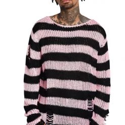 Killstar Courtney Distress Knit Sweater