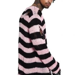 Killstar Courtney Distress Knit Sweater