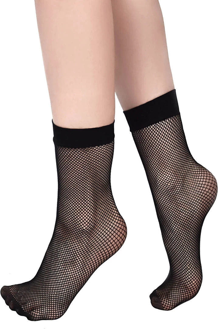Killstar Courtney Fishnet Socks - Black 3 Killstar Courtney Fishnet Socks - Black