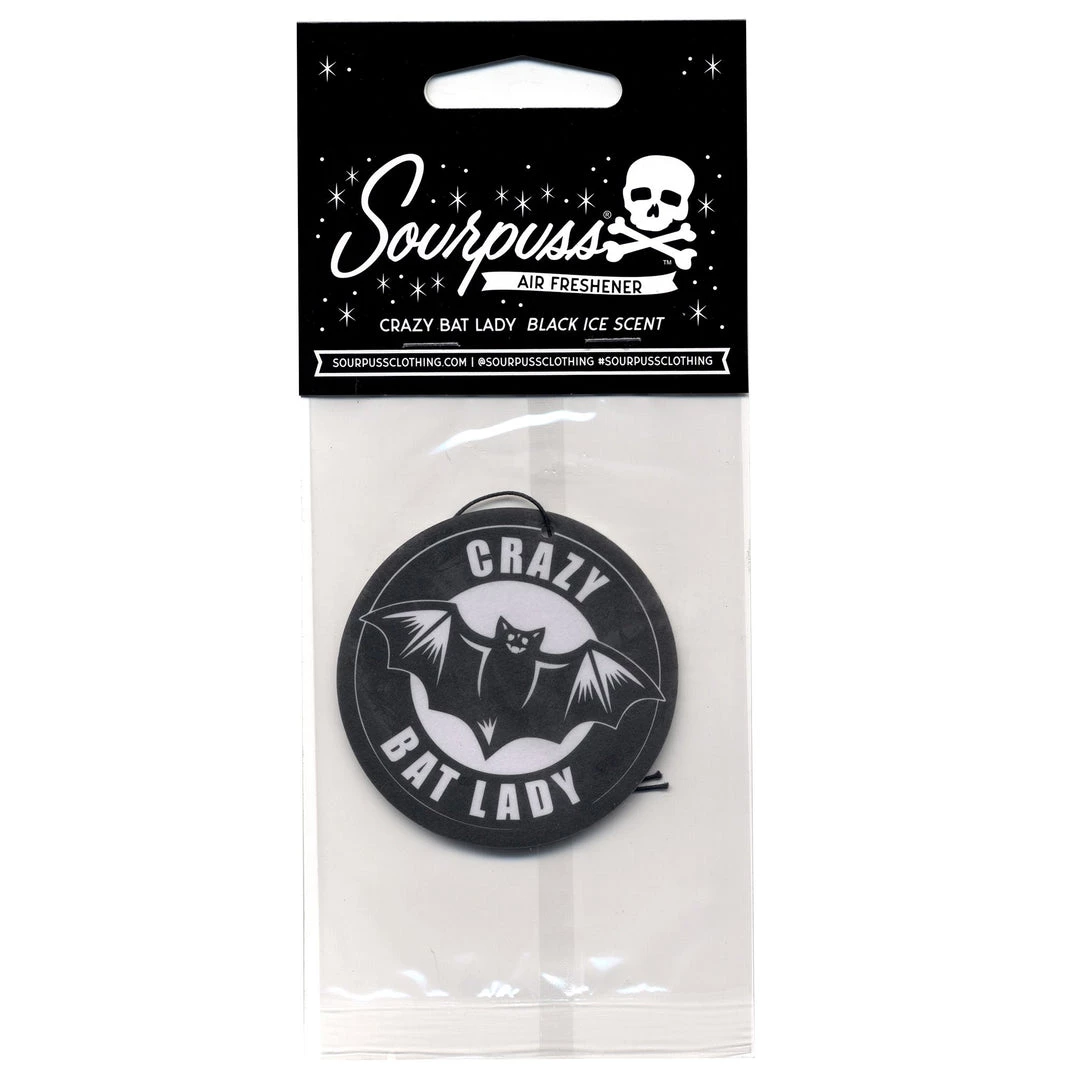 Sourpuss Crazy Bat Lady Air Freshener 4 Sourpuss Crazy Bat Lady Air Freshener
