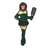 Geeky And Kinky Mistress D Enamel Pin