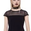 Killstar Doom Mesh Top Women's Stuff 1 Killstar Doom Mesh Top Women's Stuff