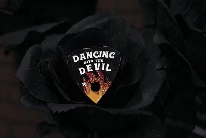 Lively Ghosts Pins Dancing With The Devil Enamel Pin 4 Lively Ghosts Pins Dancing With The Devil Enamel Pin