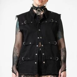 Killstar Ervin Button-Up Vest Men's Stuff