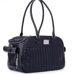Lux De Ville Bags & Backpacks Elvira Lux Pet Carrier Black Matte Web