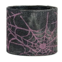 Funk Plus Wristbands And Cuffs Purple Spider Net Denim Bracelet