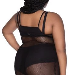 Killstar Feral AF Fishnet Dress - Black Women's Stuff