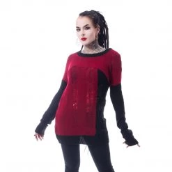 Heartless Fraction Top – Black/Red