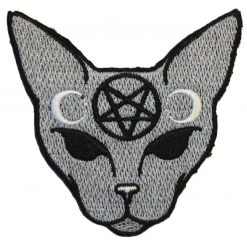 Extreme Largeness Gift Ideas Gothic Cat Patch
