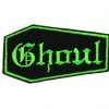 Project Pinup Gothic Coffin Ghoul Embroidered Iron On Patch - Black And Green Gift Ideas