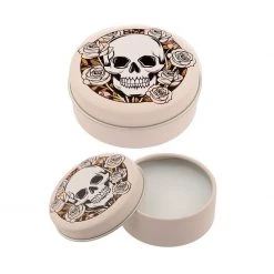 Other Gothic Gifts Skull & Roses Vanilla Lip Balm Tin