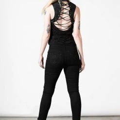 Killstar Women's Stuff Hardy Lace-Up Vest Top 11 Killstar Women's Stuff Hardy Lace-Up Vest Top