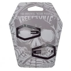 Kreepsville666 Coffin Snap Hair Clip - Black Accessories