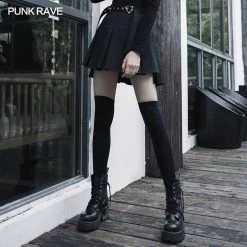 Punk Rave Women's Stuff Hardcore Girl Pleated Skirt