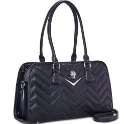 Lux De Ville Hellraiser Tote Black And Midnight Sparkle 8 Lux De Ville Hellraiser Tote Black And Midnight Sparkle