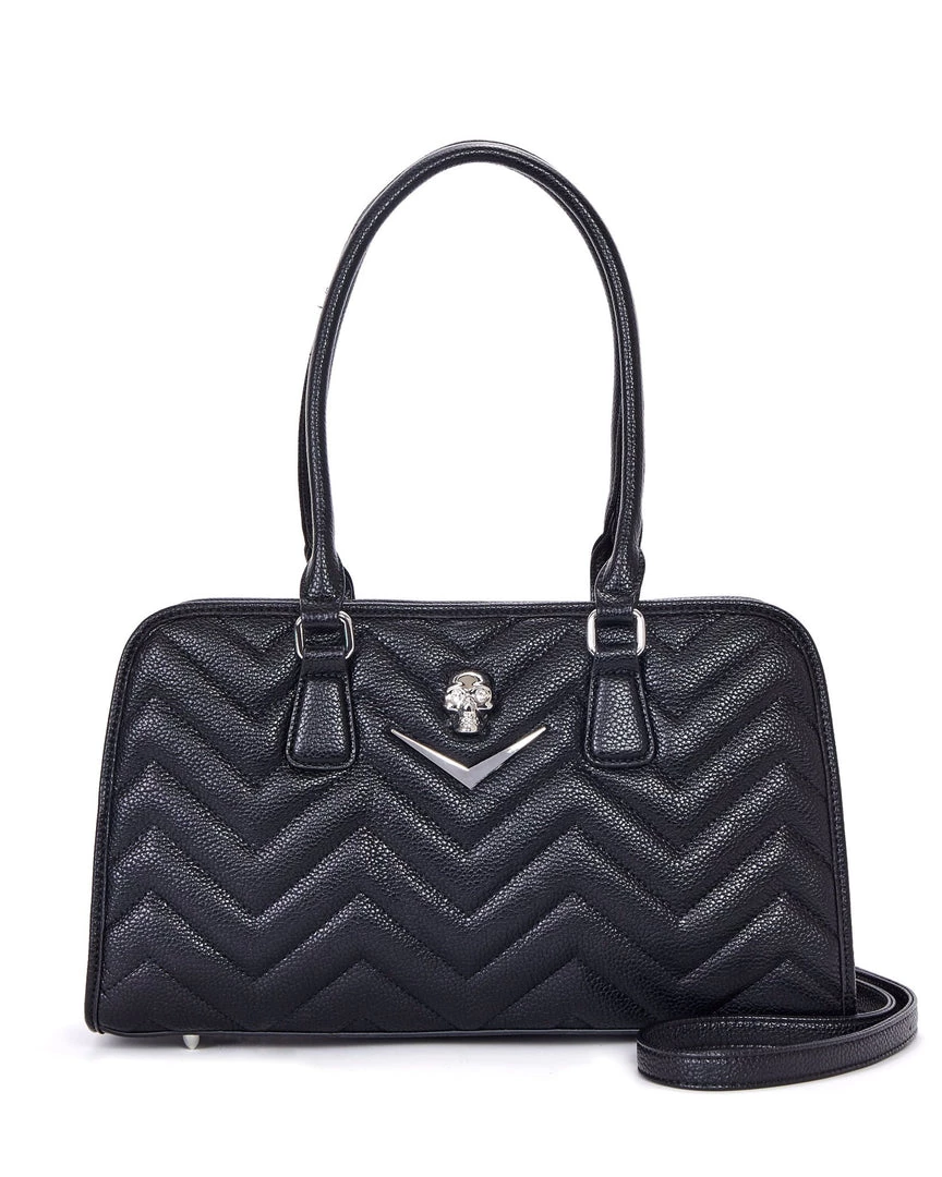 Lux De Ville Hellraiser Tote Black And Midnight Sparkle 3 Lux De Ville Hellraiser Tote Black And Midnight Sparkle