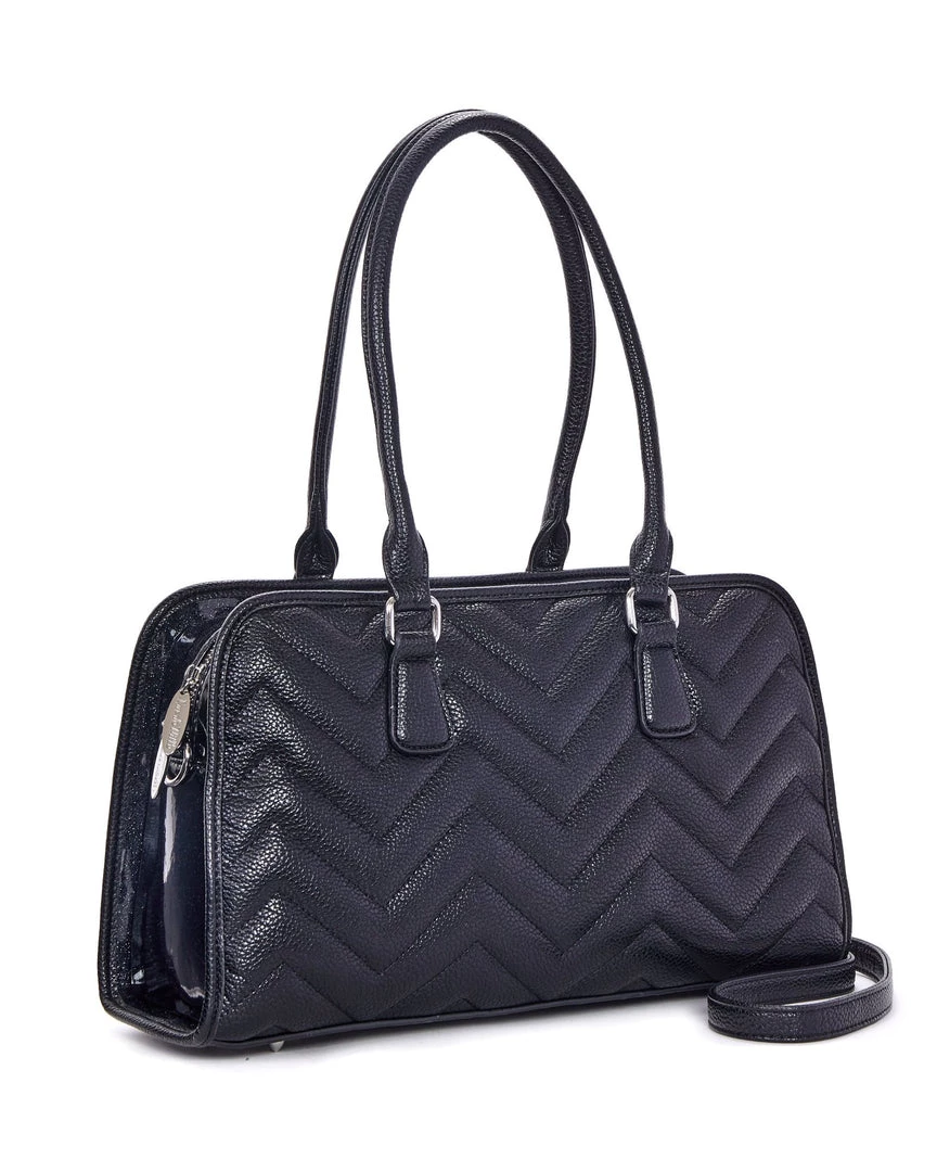 Lux De Ville Hellraiser Tote Black And Midnight Sparkle 5 Lux De Ville Hellraiser Tote Black And Midnight Sparkle