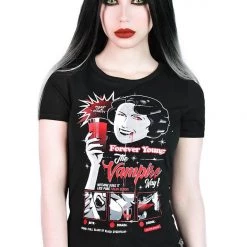 Killstar Forever Young Ringer Top Women's Stuff
