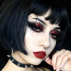 Glam Goth Beauty Inferno - Red Body Glitter