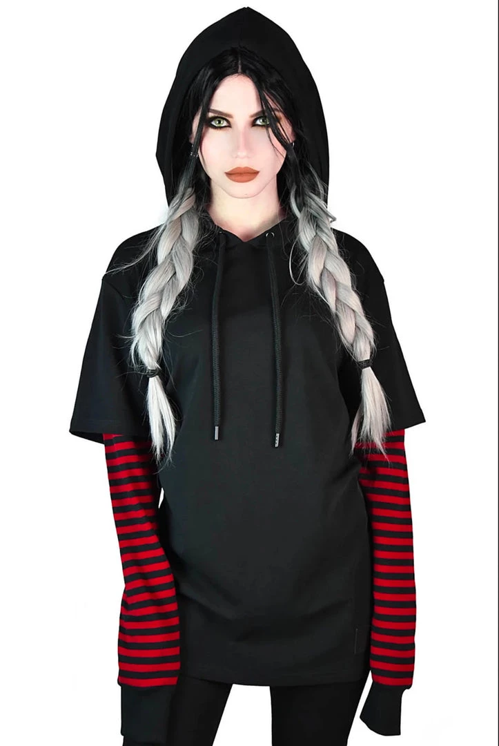 Killstar Jax Hooded Top - Blood Men's Stuff 3 Killstar Jax Hooded Top - Blood Men's Stuff