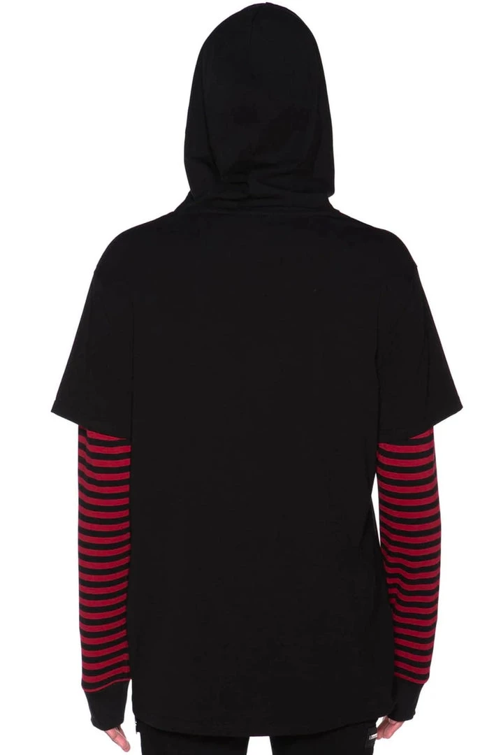 Killstar Jax Hooded Top - Blood Men's Stuff 4 Killstar Jax Hooded Top - Blood Men's Stuff